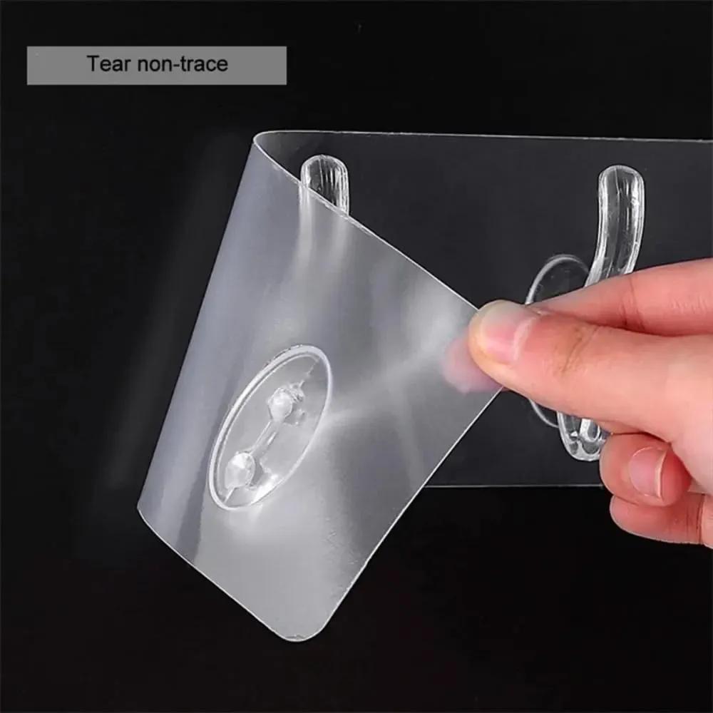 Wall Mount Hooks 10Pcs ABS White 35cm