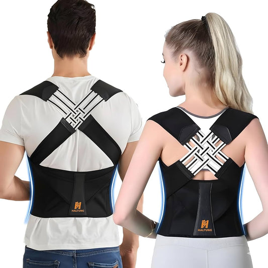 X-Shape Posture Correction Belt – Back & Shoulder Support for Men & Women