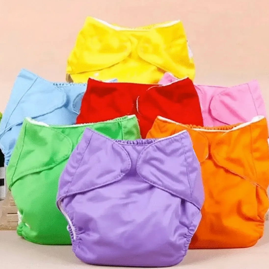 Reusable Baby Diapers And Training Pants Soft Comfortable Washable For Daily Use | Random Colors