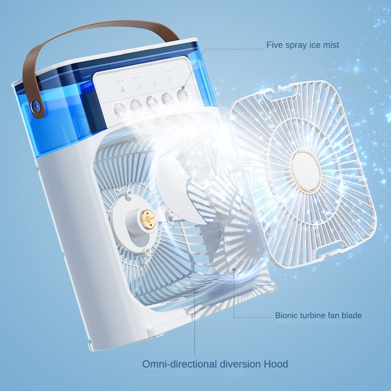 Mini Air Cooler Fan With Evaporative Cooling 3 Speed | Random Colour