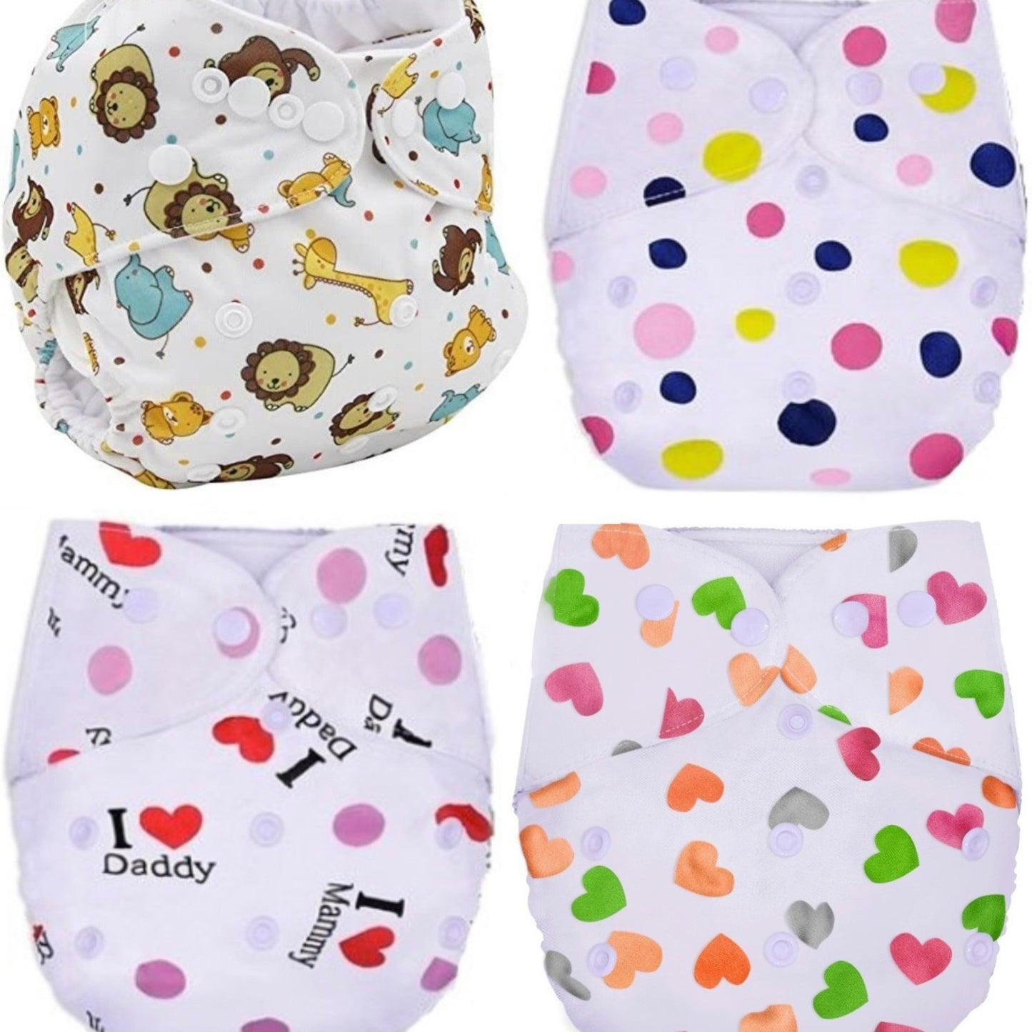 Reusable Baby Diapers And Training Pants Soft Comfortable Washable For Daily Use | Random Colors