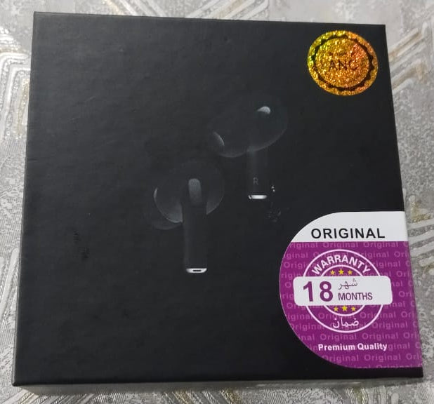 AirPods Pro 2 Smartest Noise Reduction ANC Wireless Earbuds - iOS/Android | Black and White | 100% Original