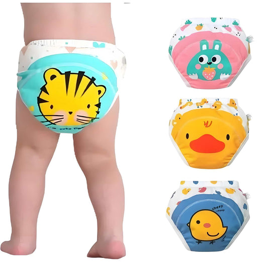 Reusable Baby Diapers And Training Pants Soft Comfortable Washable For Daily Use | Random Colors