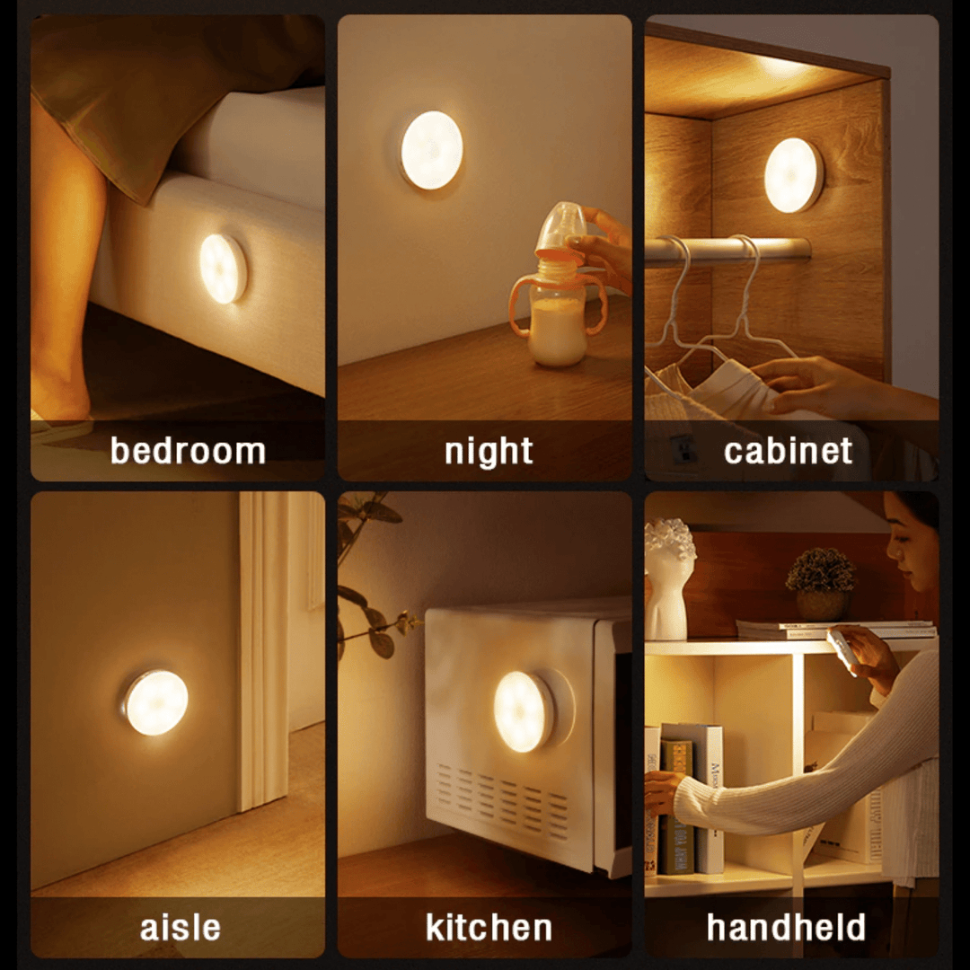 Smart Motion Sensor Rechargeable Wireless Night Light