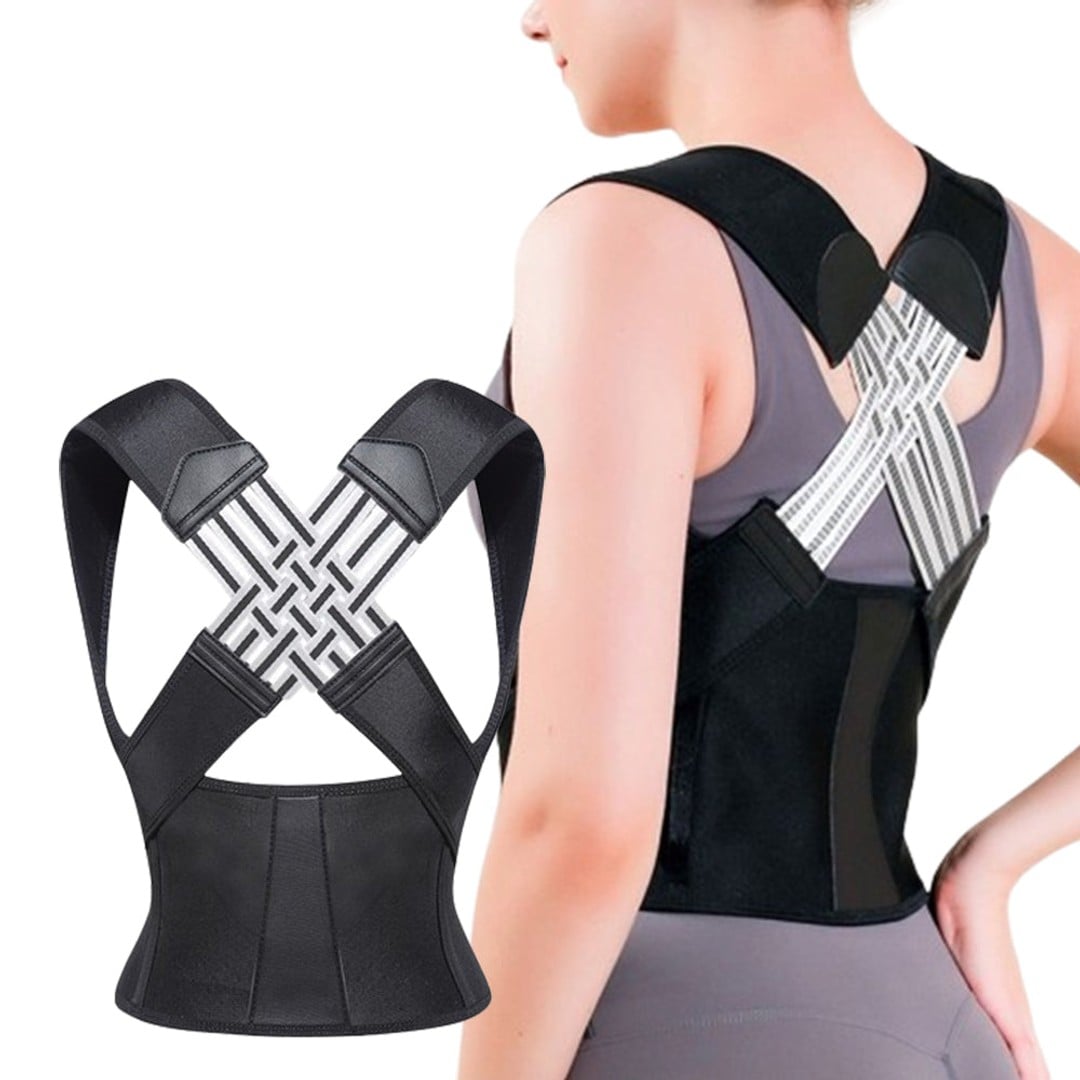 X-Shape Posture Correction Belt – Back & Shoulder Support for Men & Women
