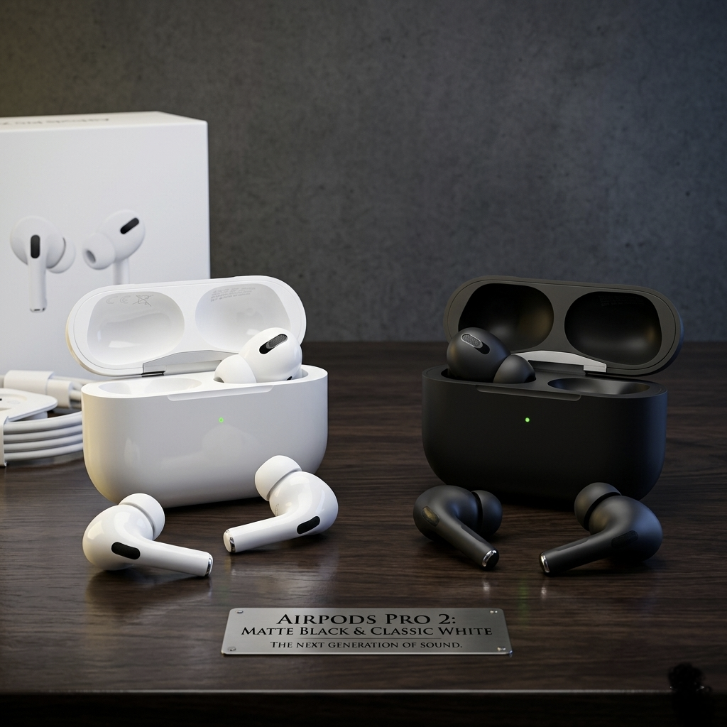 AirPods Pro 2 Smartest Noise Reduction ANC Wireless Earbuds - iOS/Android | Black and White | 100% Original